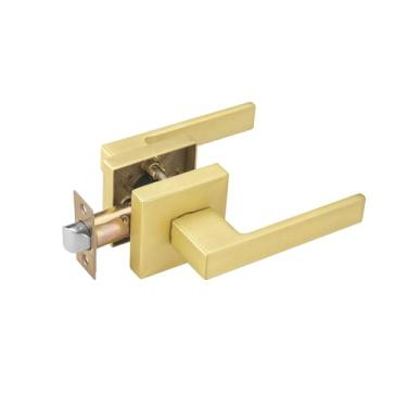 Imagem de NCSEN Puxadores de porta dourados interiores, maçaneta de porta de passagem para corredor, maçaneta de porta sem travamento