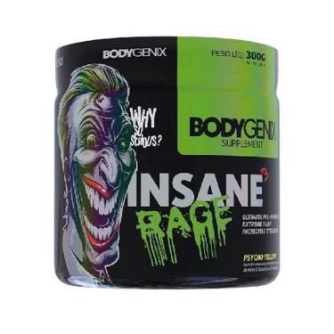 Imagem de Insane Rage- Pré Treino - Psycho Yellow - 300g - BodyGenix-Unissex