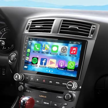 Imagem de Rádio estéreo automotivo 4G + 64G para Lexus IS250 IS350 2006-2012, tela sensível ao toque de 10,1 polegadas, suporte estéreo Android 12, sem fio, Carplay/Android Auto/WiFi/GPS/Bluetooth 5.2/câmera de