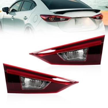 Imagem de JESYMBX Luz traseira para Mazda 3 Axela Sedan 2016-2018 Lâmpada de freio B45A-51-3G0 B45A-51-3F0 interna esquerda e direita