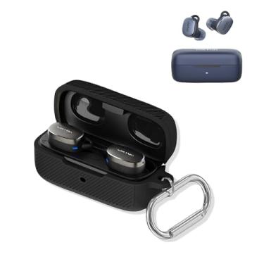 Imagem de SKPY Capa protetora antiqueda de silicone premium compatível com EarFun Free Pro 3 com mosquetão para meninos, meninas, mulheres e homens