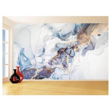 Imagem de Papel De Parede 3D Estilo Marmore Tintas Cores 3,5M Mbr181 - Você Deco