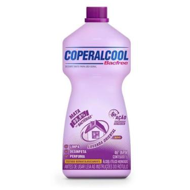 Imagem de Álcool Líquido Bacfree Lavanda Oriental 46Inpm Coperalcool 1l