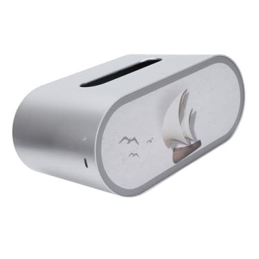 Imagem de Zerodis Luz Noturna para Caixa de Tecido, Lâmpada Com Luzes Noturnas, Suporte para Caixa de Tecido Com Iluminação de 3 Cores, Suporte Decorativo para Guardanapo de, Luz para Quarto, Penteadeira de