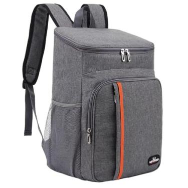 Imagem de Mochila Cooler Isolada e À Prova de Vazamentos para Sacola Mercearia Homens Mulheres Piquenique Camping Trilhas Praia Parque Viagens Dia Forro Bem Isolado Mantém Itens Frios Congelados Frescos Suprime