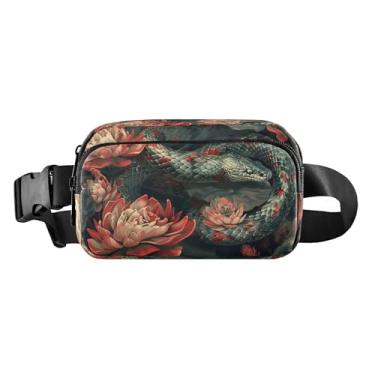 Imagem de CEBUGI Mini pochetes de caminhada para homens e mulheres, pochete moderna resistente à água com cinto ajustável para treino, viagem, corrida