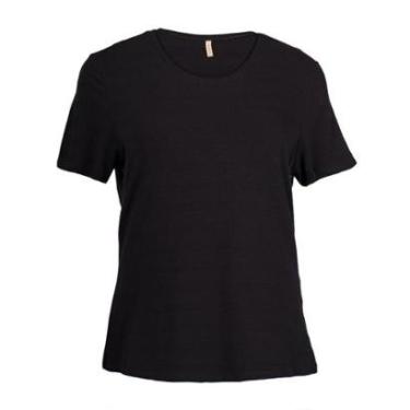 Imagem de Blusa Feminina Cativa Plus Size Viscose Listras Preto-Feminino