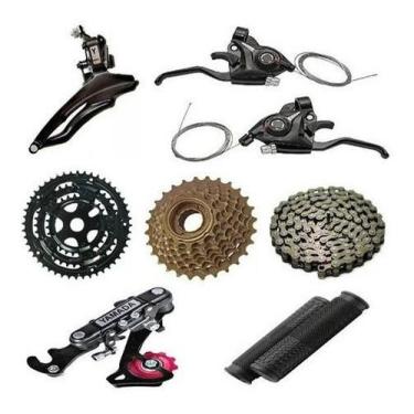 Imagem de Kit Relação 21 Marchas Bike Aro 24 E 26 Resistente  - Tec, Sunward, Gt