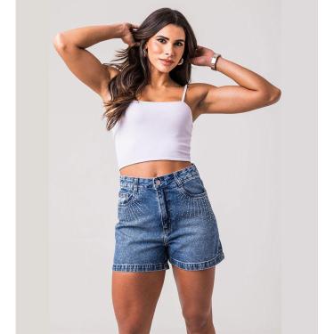Imagem de Shorts Mom Jeans Feminino Zune-Feminino