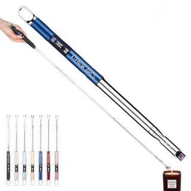 Imagem de XTENDR ARCS V3 Extensível 3,2 Pés Arco LED Extra Longo Fogão Lareira Fogão Elétrico Isqueiro de Vela para Luz Piloto, Grelhar, Fogueira, Cozinha, Churrasco (Azul)