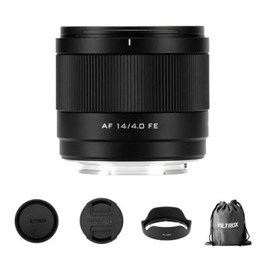Imagem de VILTROX Lente F4.0 FE de 14 mm para Sony E-Mount, lente Prime de grande angular de abertura grande de armação completa compatível com câmeras Sony E-Mount a7C ZV-E10II a7LL/A, a7Rthree_browse-bin