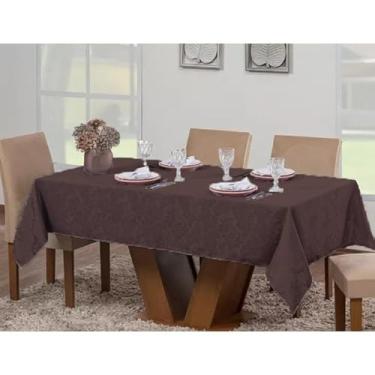 Imagem de Toalha de mesa retangular de 2 metros, jacquard em 6 lugares