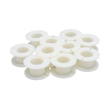 Imagem de Jopwkuin Carretéis Vazios ABS Versáteis de 20 Unidades para Gerenciamento Eficiente de Fio para Fio Divisor de Frequência de Alto-falante na Bobina Indutora, Ideal para Crossover de Alto-falante, 1,5 "X 0,75" X 0,79 ", 20 Carretel Vazio