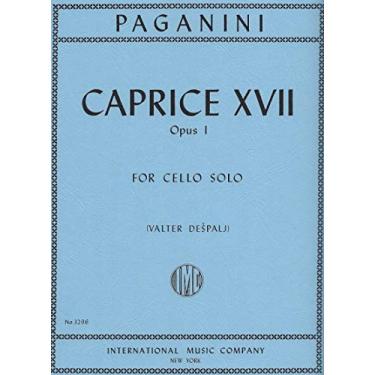 Imagem de PAGANINI, Niccolò Caprice XVII, Opus 1 para Violoncelo Solo