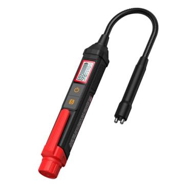 Imagem de HT663L Testador de líquido de fluido de freio, caneta testadora digital de líquido de freio de carro com visor retroiluminado, caneta de verificação de qualidade de óleo precisa com alarme de luz