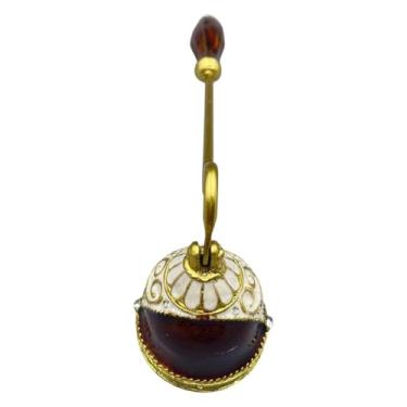 Imagem de XLWLLNJ Abafador de velas vintage em esmalte, com pavio, para decoração de casa, peça única e delicada. Extintor de velas europeu.