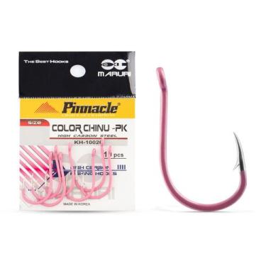 Imagem de Anzol Pinnacle Color Chinu Pink Nº 2 (1,50cm) - 10 Peças - Maruri
