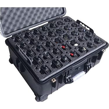 Imagem de Case Club A Caixa Se Adapta A 35 Rádios Bidirecionais Motorola R2 / Cp200 / Xpr 3500E Em Uma Caixa À Prova D'Água Com Rodas E Resistente Pré-Cortada