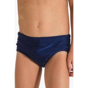 Imagem de Sunga Lisa Infantil Marinho Marinho - 4-Masculino