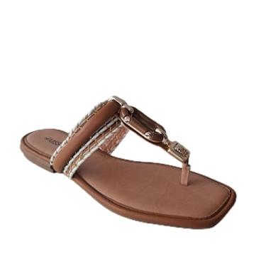 Imagem de Chinelo Rasteirinha Feminino Mississipí Moda Verão MF301 - Marrom