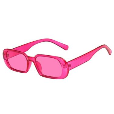 Imagem de Óculos de Sol Ovais com Armação Pequena e Degradê em Cores, Proteção UV400, para Homens e Mulheres, Ideais para Esportes ao Ar Livre, Corrida e Ciclismo, Cor Rosa.