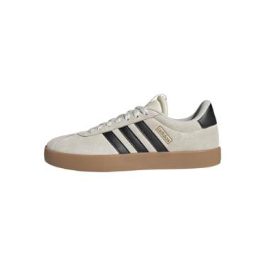 Imagem de adidas Tênis feminino VL Court 3.0, Branco creme/preto/dourado metálico, 34