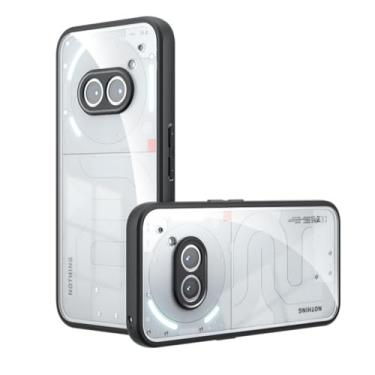 Imagem de Capa Protetora para Celular Nothing Phone 2A de Proteção Anti-Queda com Efeito Esfumaçado Bolsas Ar Absorventes Impacto Anti-Huella Digital Toque Amigável à Pele Lentes