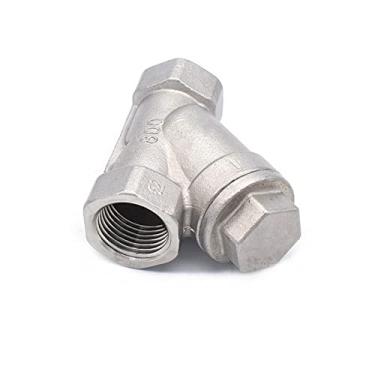 Imagem de VTGVVVTR BSP 1/2 3/4 1 1-1/4 1-1/2 polegada fêmea filtro de rosca de malha Y filtro 304 válvula de filtro de aço inoxidável (DN32)