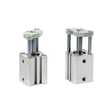 Imagem de CDQM50 Series Cilindro pneumático pneumático de alto impulso três hastes com pistão de hastes guia