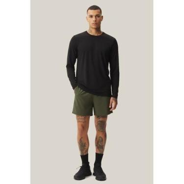 Imagem de Camiseta UV Masculina Manga Longa UV 50+ WSS Brasil Cor:PretoTamanho:G