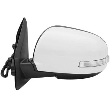 Imagem de Espelho retrovisor lateral do motorista adequado para Mitsubishi ASX 2013-2021 montagem do espelho retrovisor lateral ajuste elétrico, desembaciamento, dobra elétrica, luz de seta