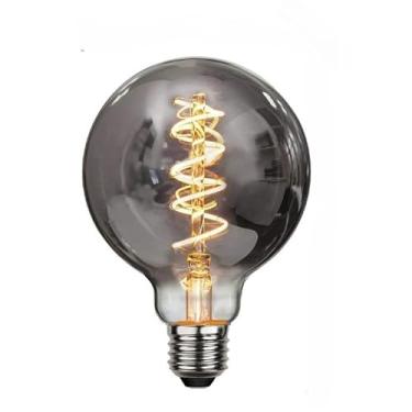 Imagem de Lâmpada Filamento LED Diamante G95D 4W E27 Bivolt 110V 220V Luz Quente Âmbar Retrô Vintage (G95)