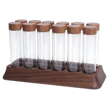 Imagem de Ｂｅｓｇａ Pote tubular para armazenamento de grãos de café, recipiente de vidro para dosagem, adega para grãos de café com tampa hermética para despensa de, 12 L