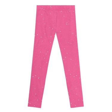 Imagem de Calça Legging Infantil Menina em Molecotton Rosa Brandili-Feminino