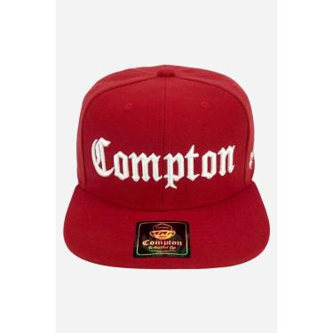 Imagem de Boné Compton Aba Reta Snapback Classic Vermelho-Unissex