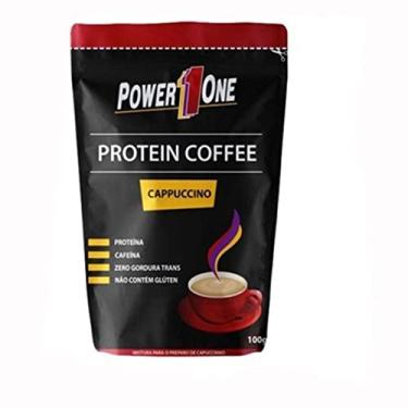 Imagem de Power One Protein Coffee - Cappuccino (100G) Preto