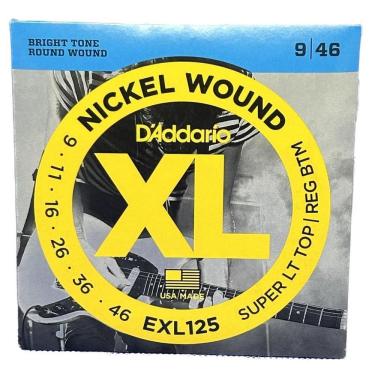 Imagem de Encordoamento 09-46 Guitarra Nickel Wound D`Addario Exl125