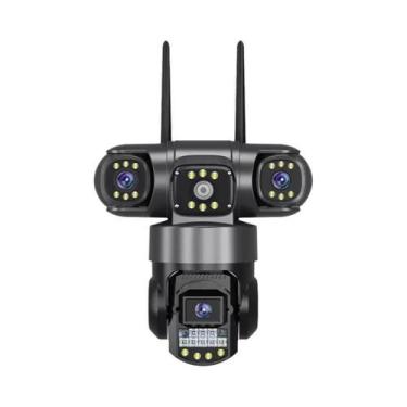Imagem de Câmera de Segurança WiFi 4G com Zoom 10X e Lente Tripla de 12MP - Moni