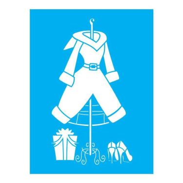 Imagem de Stencil Tamako Natal - 15X20Cm - Ref A3418