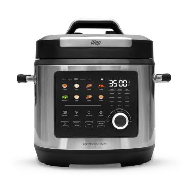 Imagem de Panela de Pressão Elétrica Wap Prosdócimo WPPE6 6L 1000W Painel Touch Inox 