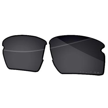 Imagem de Ensky Lentes de reposição HardyShield para óculos de sol Oakley Flak 2.0 XL OO9188 59 mm - preto coral