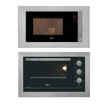 Imagem de Kit Fischer Fit Line Micro-Ondas + Forno ElÉTrico Inox 127v