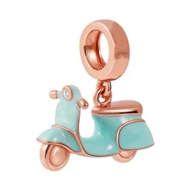 Imagem de Pulseira Feminina De Prata 925 Banhada a Ouro Com Berloques De Coelho,