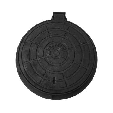 Imagem de Tampa Tampão De Chão T175 Articulado Ferro Passagem 65,5Cm