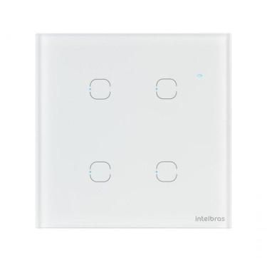 Imagem de Interruptor Smart Wi-fi Touch 4 Teclas Ews 1004 Branco
