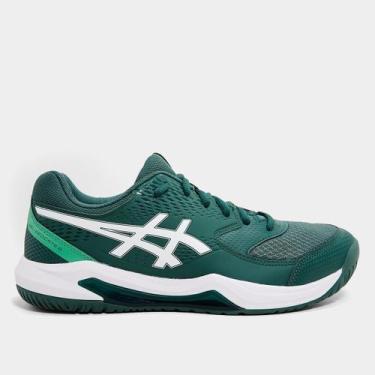 Imagem de Tênis Asics Gel-Dedicate 8 Masculino, Azul, Off white, 40