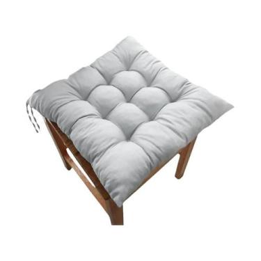 Imagem de Almofada De Cadeira De Algodão Macio Em Peça Única, Tapete Quadrado Ac