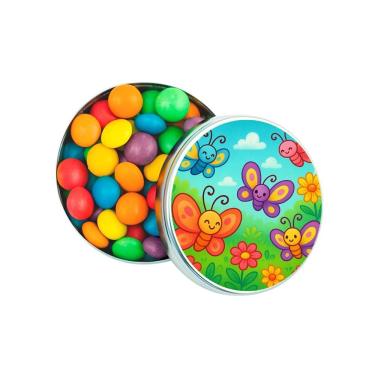 Imagem de Latinha Lembrancinha Personalizada Jardim das Borboletas