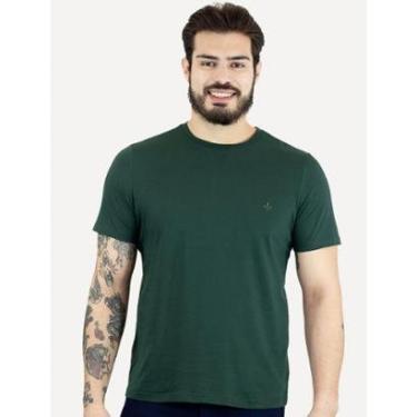 Imagem de Camiseta Dudalina Masculina Essentials Modal Logo Verde-Masculino