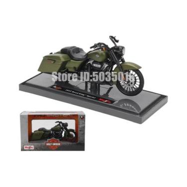 Imagem de Modelo De Carro De Brinquedo Harley-Davidson 2022 Road King Fat Bob 11